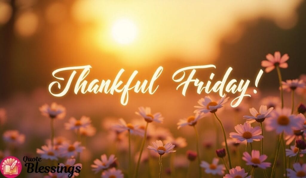 Blessed and Thankful Friday Morning Blessings.