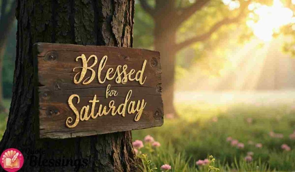 Blessed for Saturday Sign.