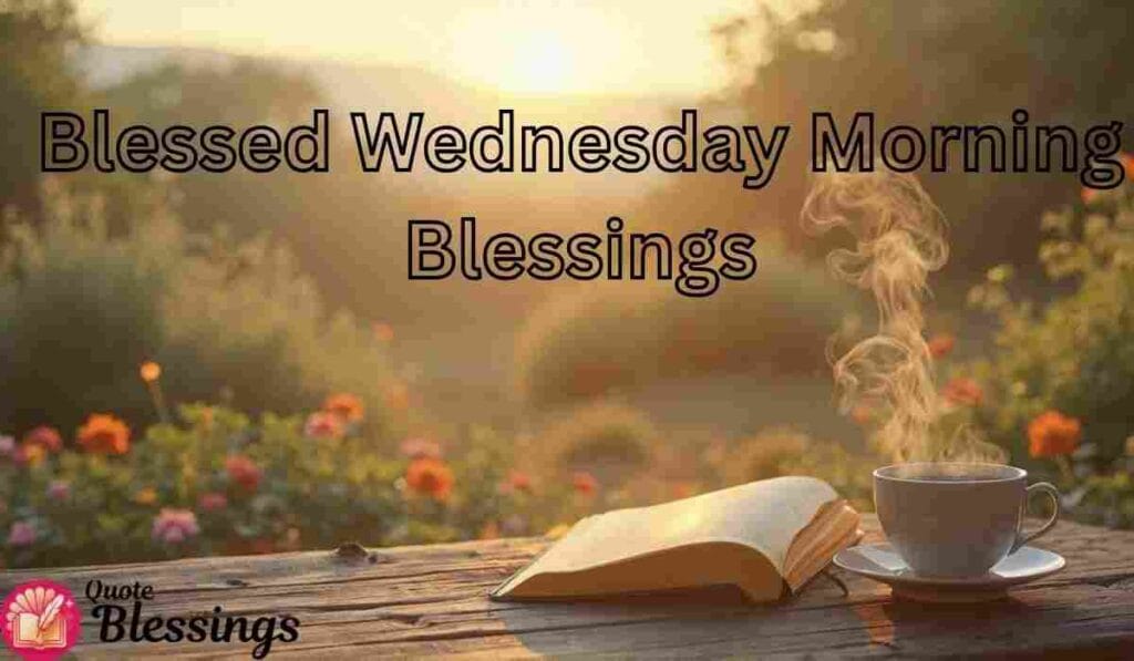 Blessed Wednesday morning blessings.