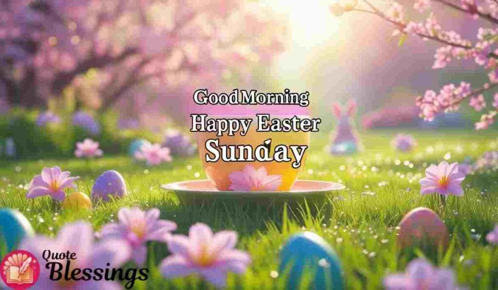Good Morning Happy Easter Sunday.