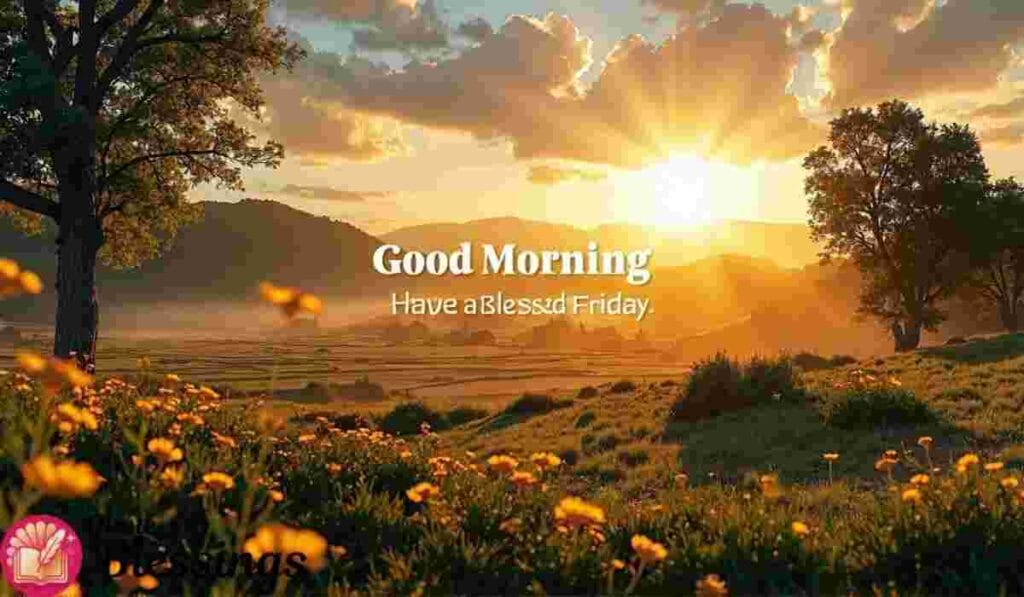 Good Morning Have a Blessed Friday Image.