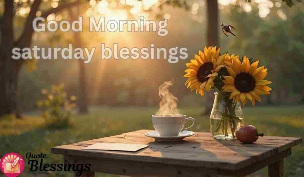 Sunflowers and coffee Saturday.