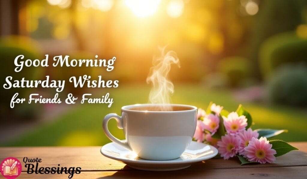Good Morning Saturday Wishes for Friends and Family.