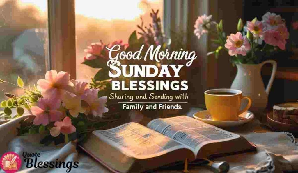 Good Morning Sunday Blessings Sharing and Sending with Family and Friends.