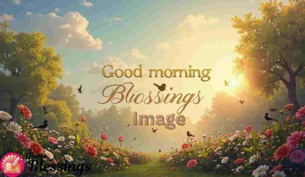 Good Morning Blessings Image.