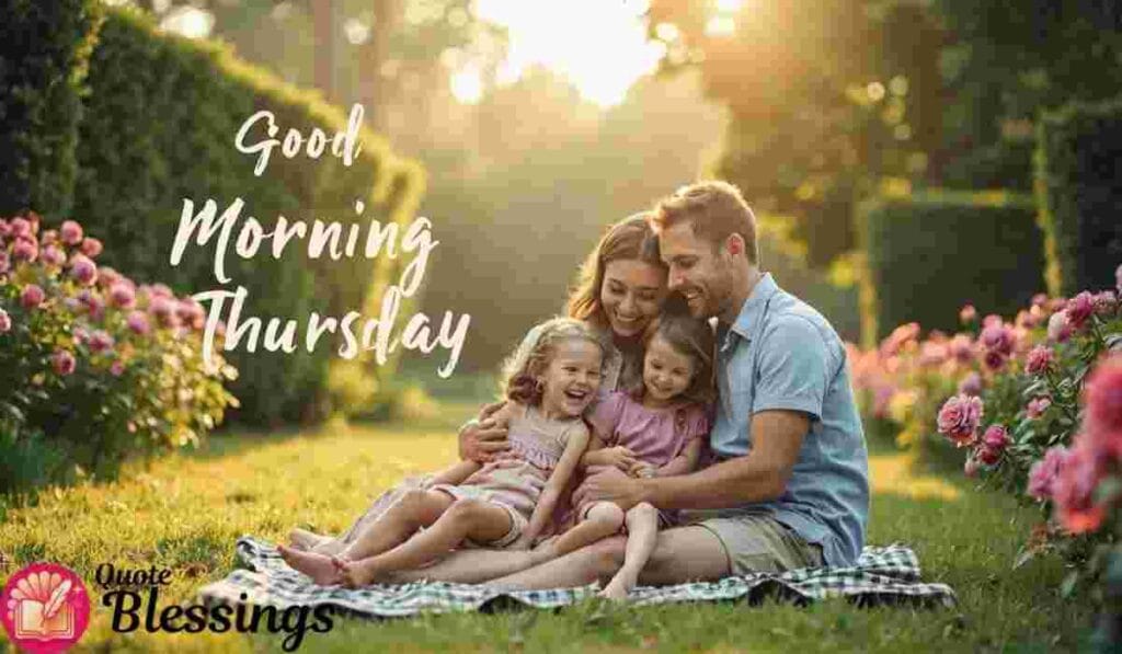 Good Morning Thursday Wishes for Family Image.