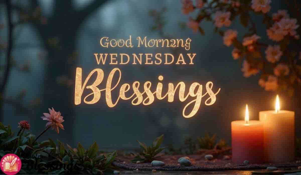 Good Morning Wednesday Blessings