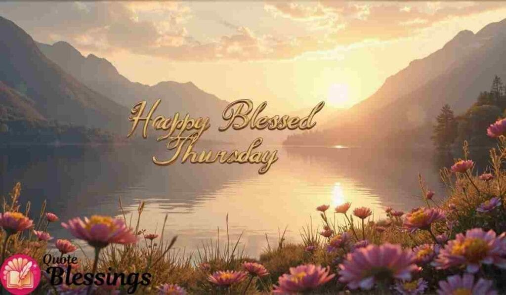 Happy Blessed Thursday Image.
