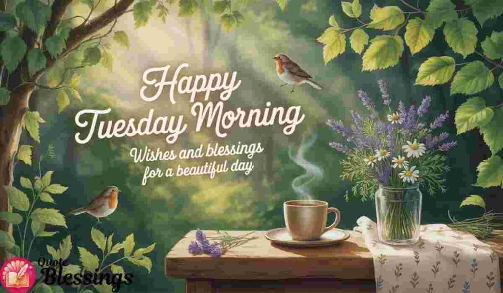 Happy Tuesday Morning Message and Wishes Image