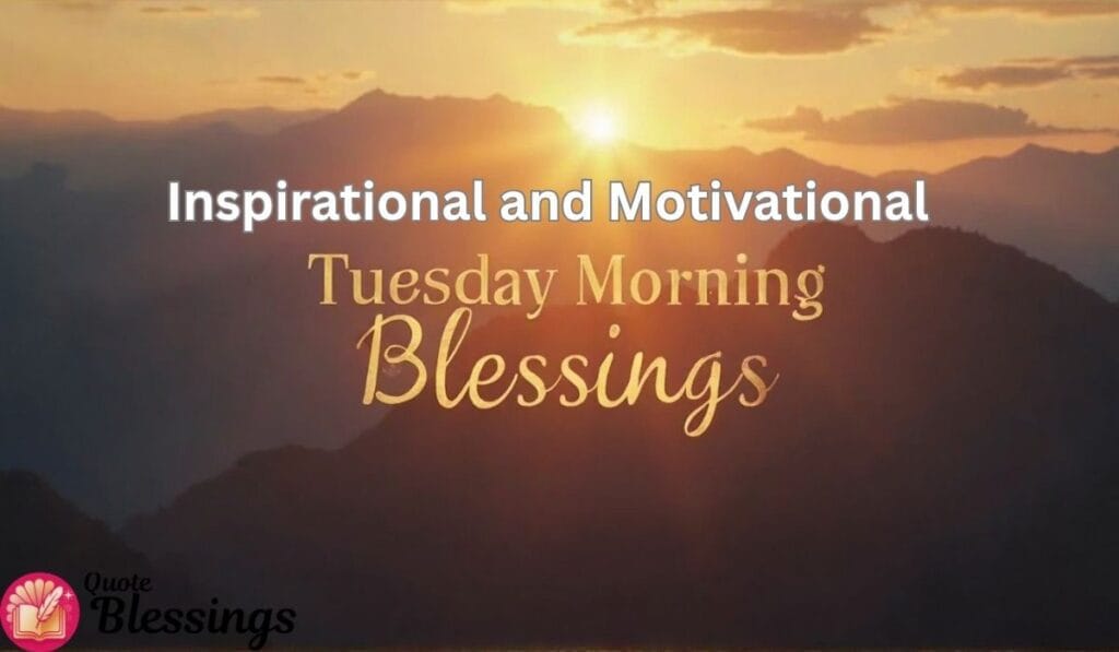 Tuesday morning blessings sunrise.