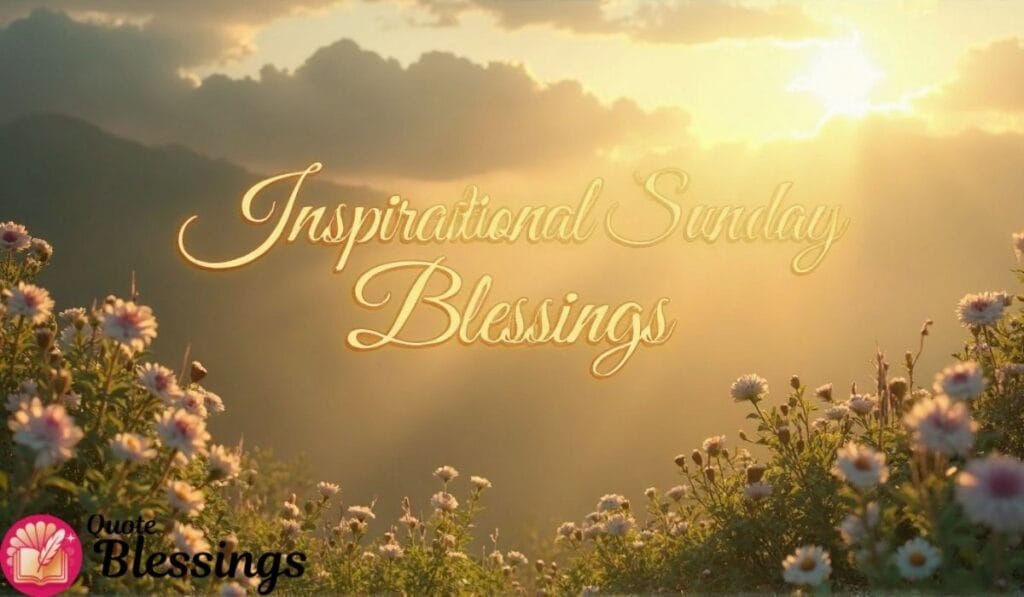 Inspirational Sunday Blessings.