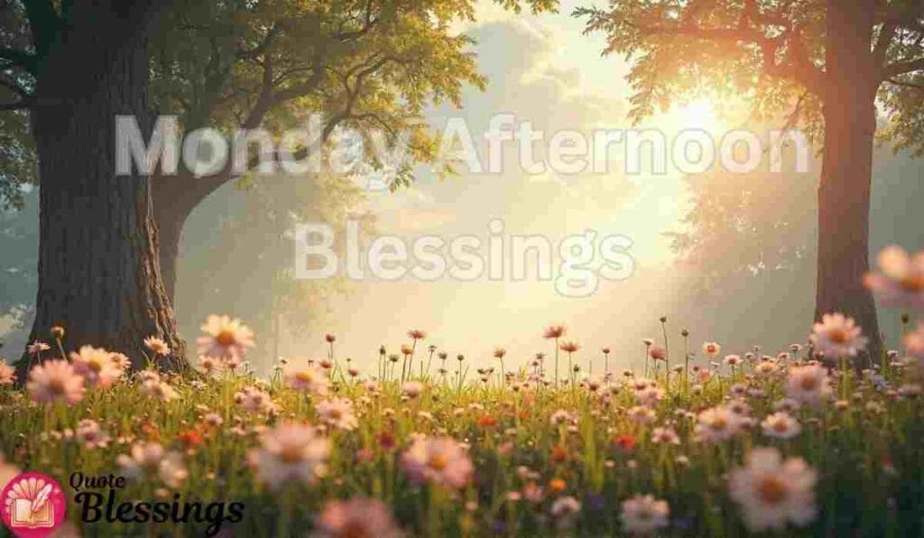 Monday Afternoon Blessings.