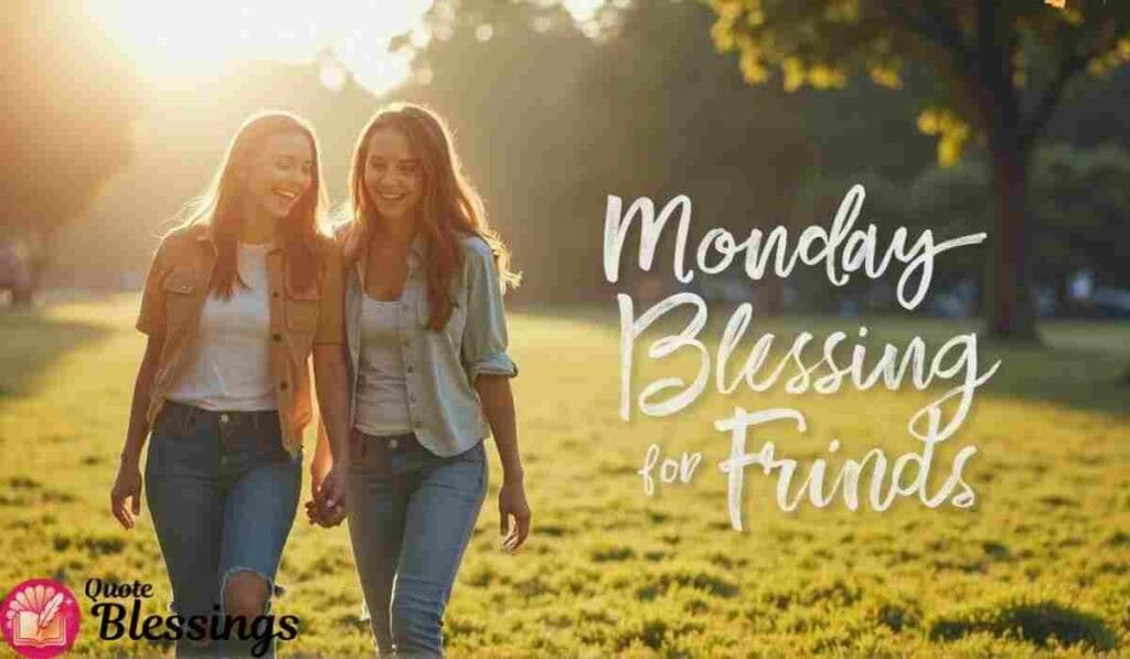 Monday Blessings For Friends Image.