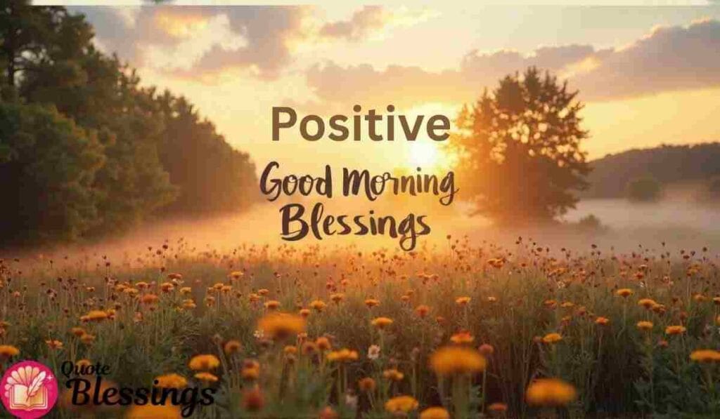 Positive Good Morning Blessings.