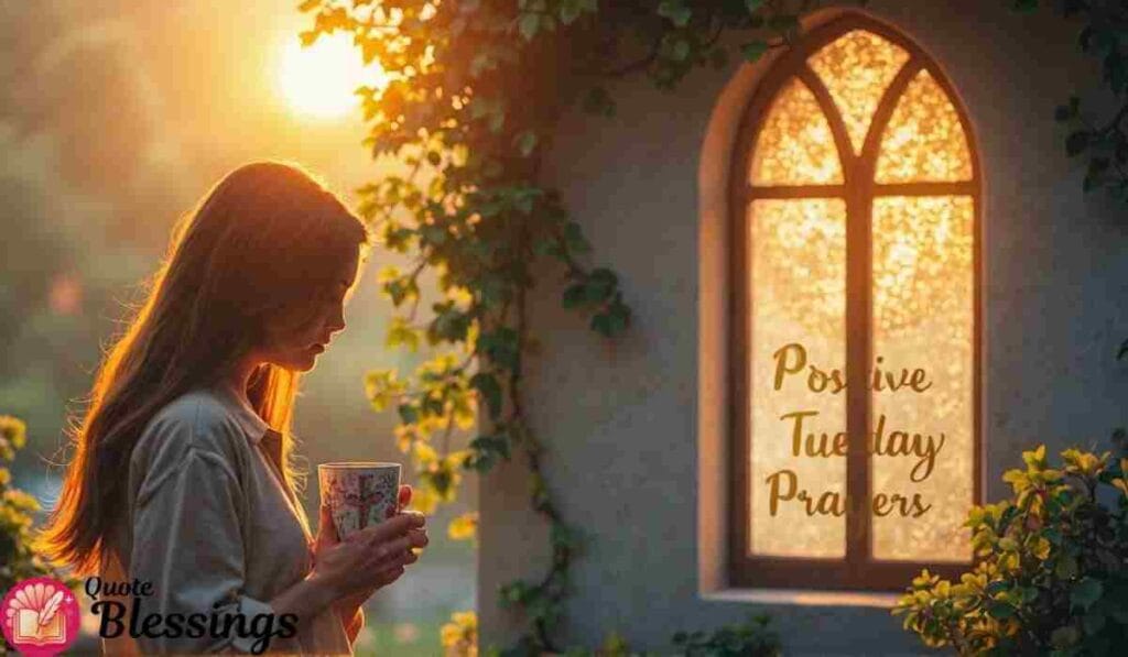 Positive Tuesday Prayers Image.
