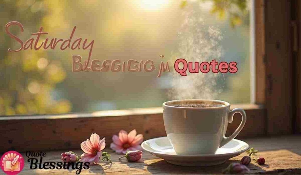 Saturday Blessings in Quotes.