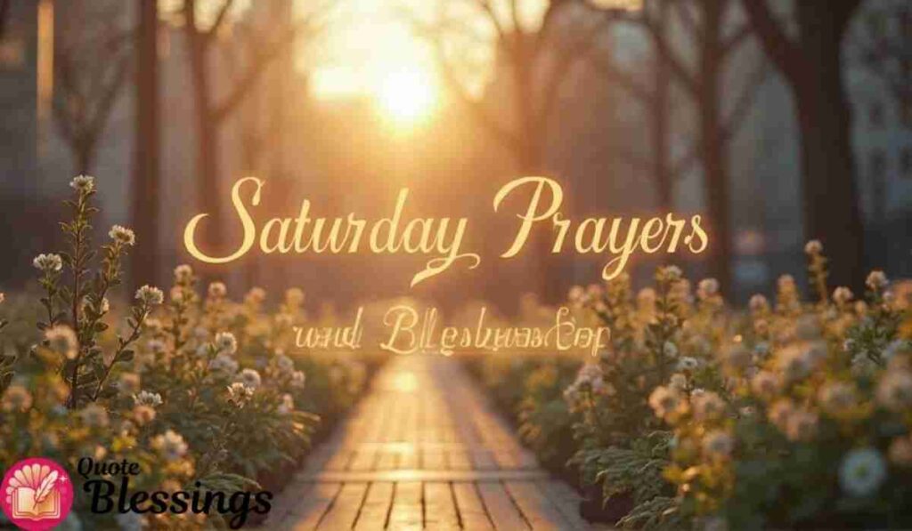 Saturday Prayers Sunrise.