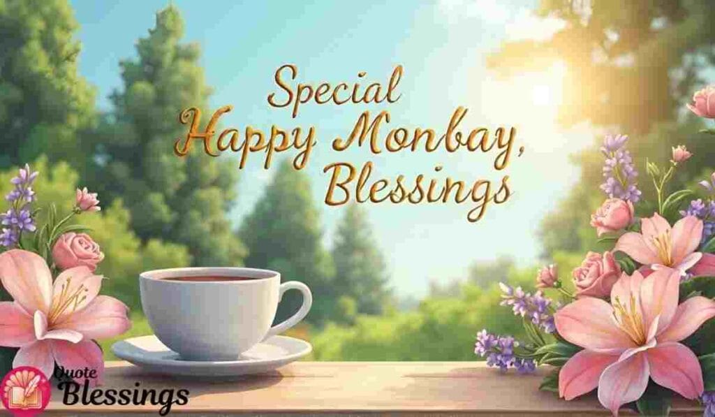 Special Happy Monday Blessings Image.