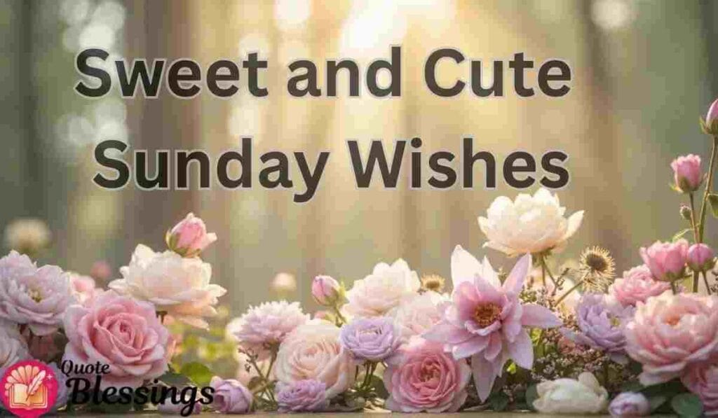 Sweet and Cute Sunday Wishes.