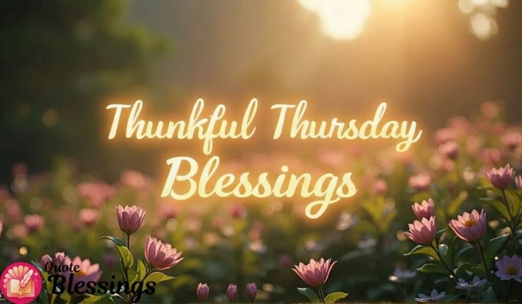 Thankful Thursday Blessings Image.