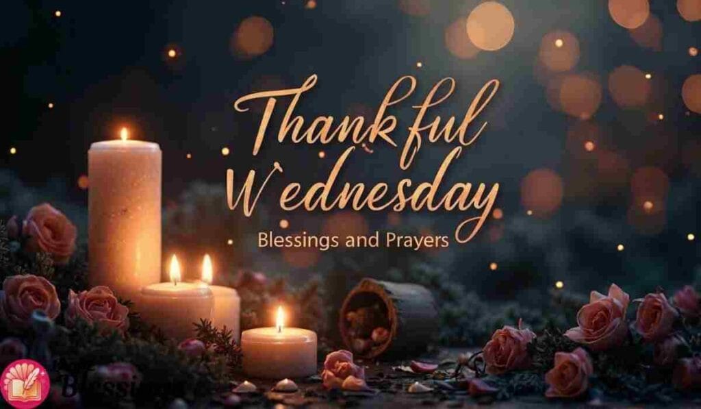 Thankful Wednesday Blessings and Prayers Image.