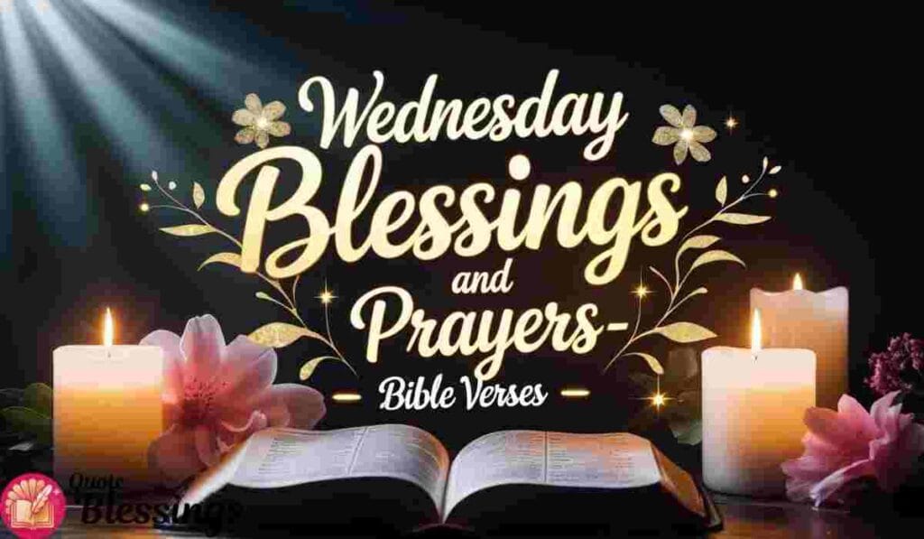 Wednesday Blessings and Prayers Bible Verses.