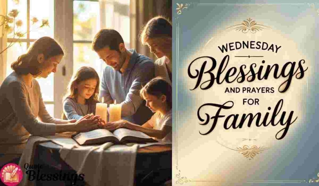 Wednesday Blessings and Prayers For Family.