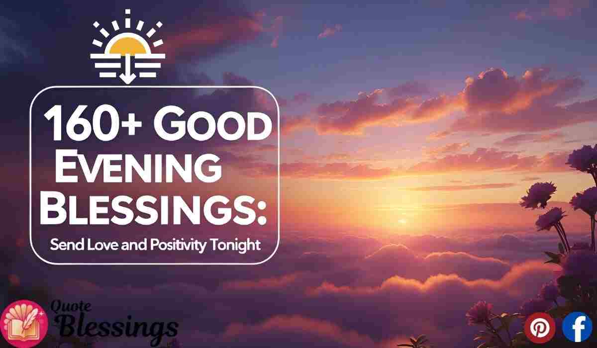 Good evening blessings Image.