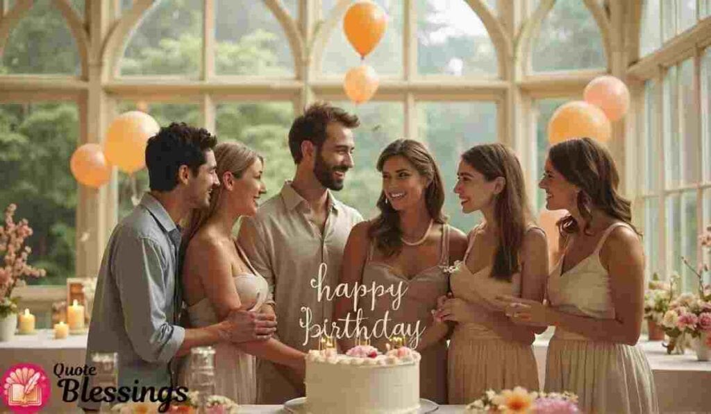 Friends Celebrating Birthday Joy.