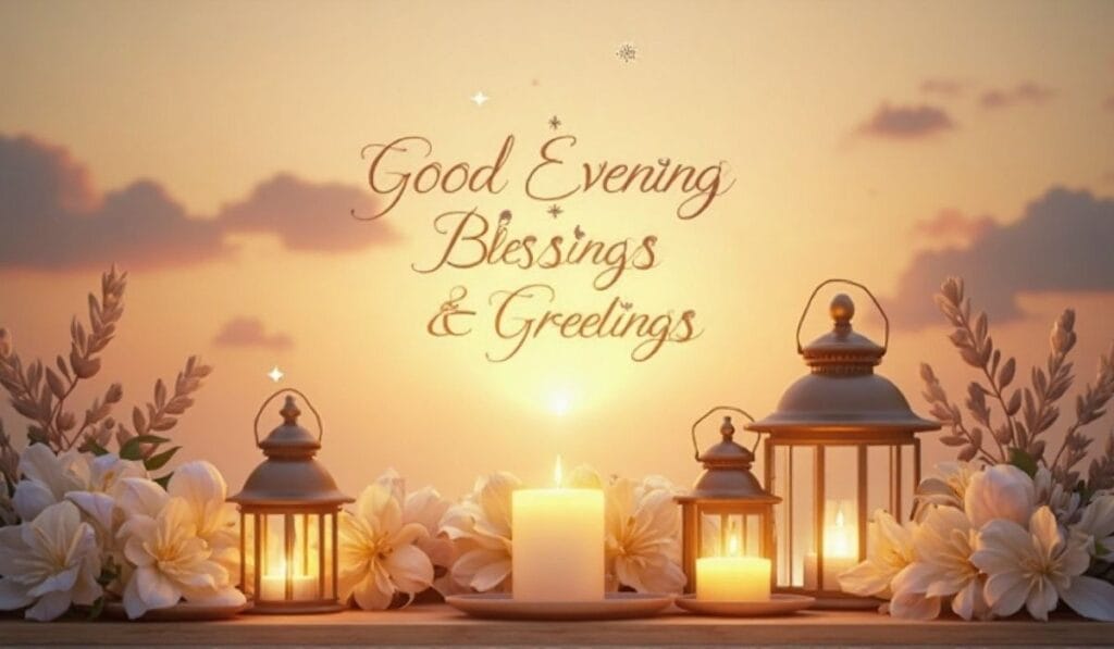 Good evening blessings and candles.