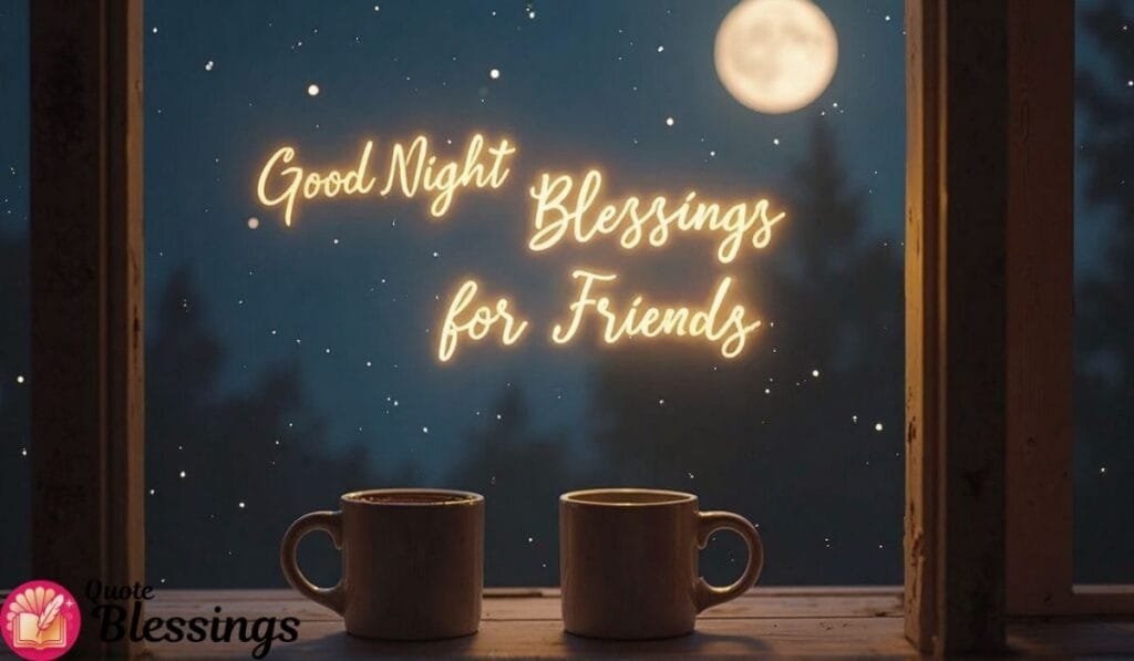 Good night wishes for friends.