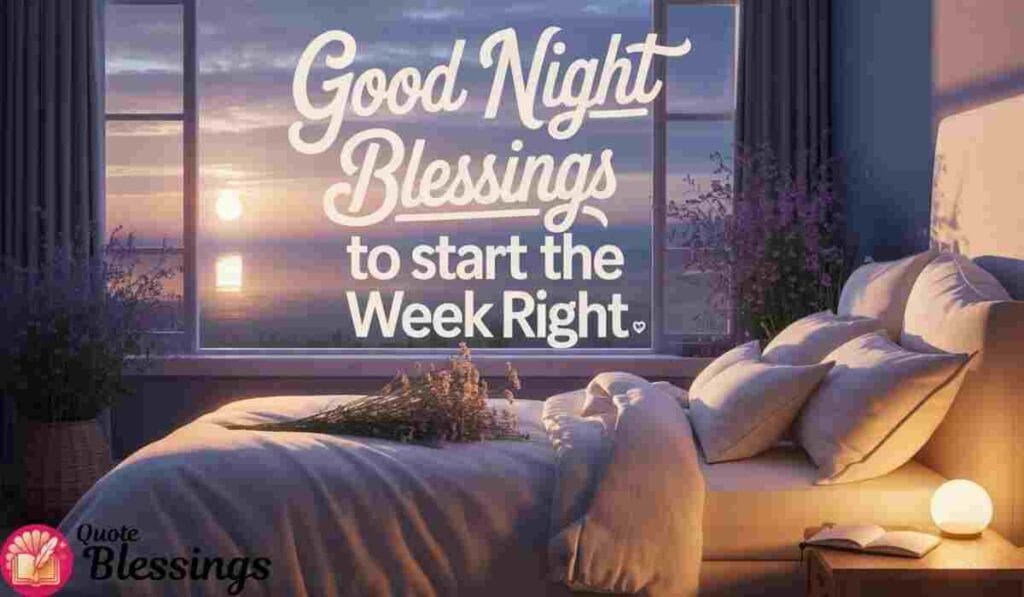 Good Night Blessings to start the Week Right.