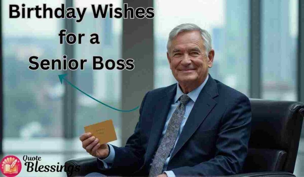 Inspirational Birthday Wishes for a Senior Boss Image