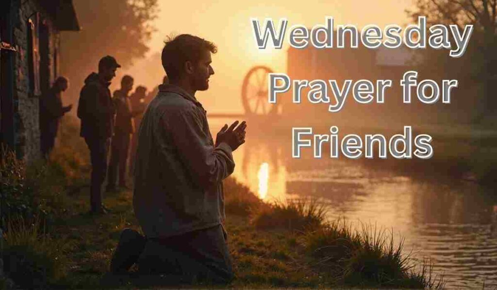 Wednesday Prayer for Friends Image.