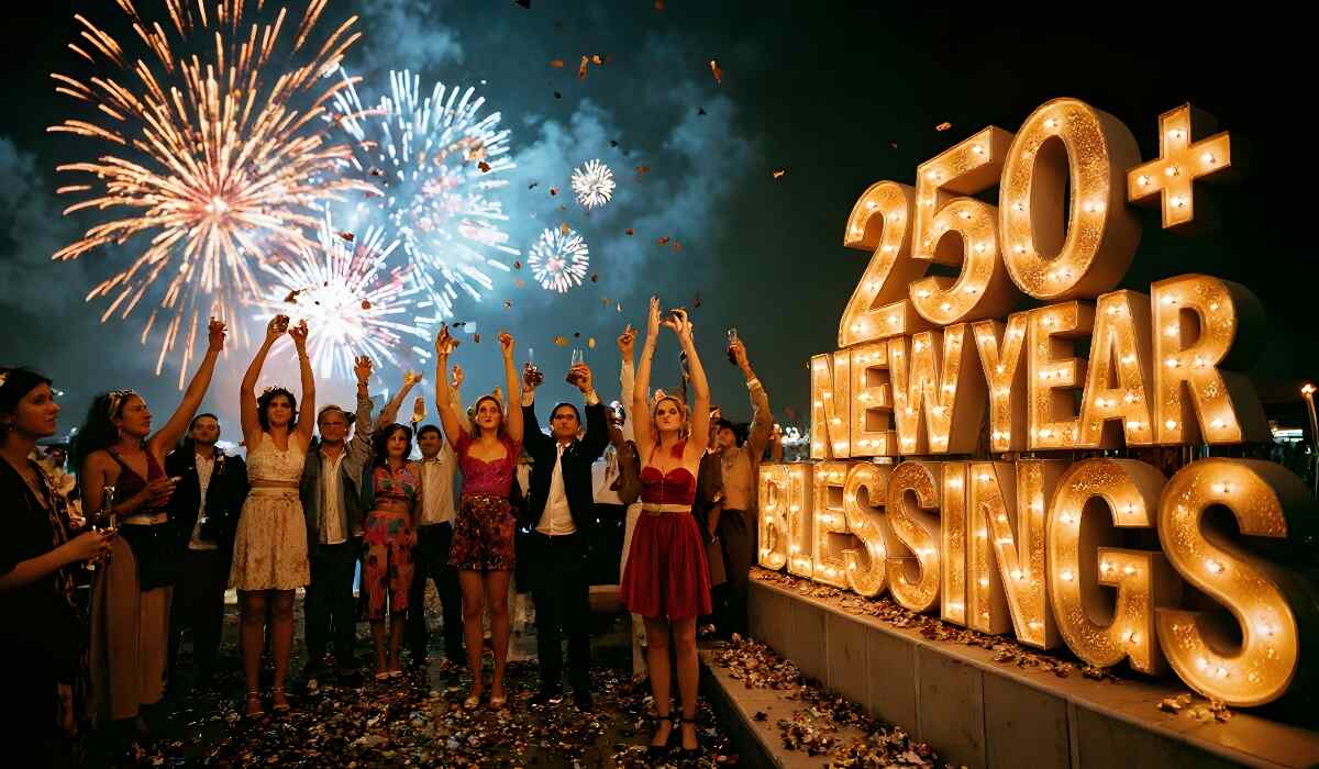 Ring in the year with 250+ Happy New Year blessings filled with love, joy, and prosperity. Perfect wishes to inspire hope and fresh beginnings.