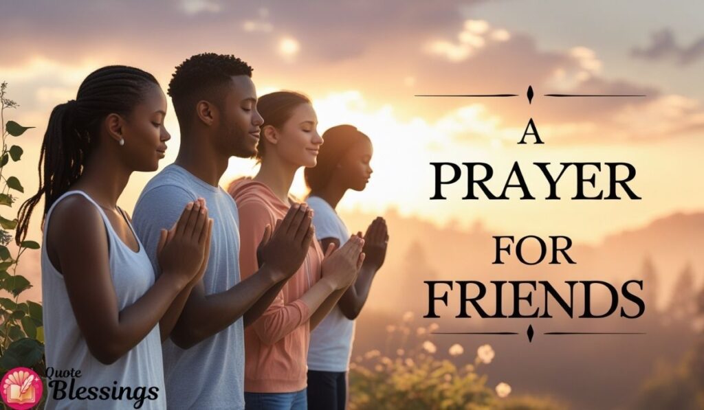 A Prayer for Friends Image.