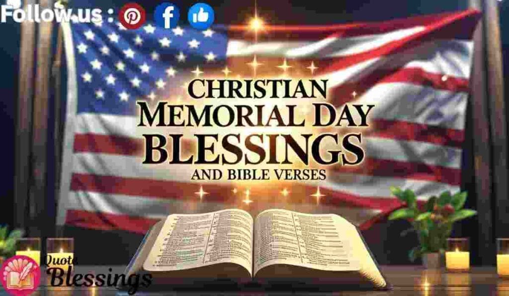Christian Memorial Day Blessings.