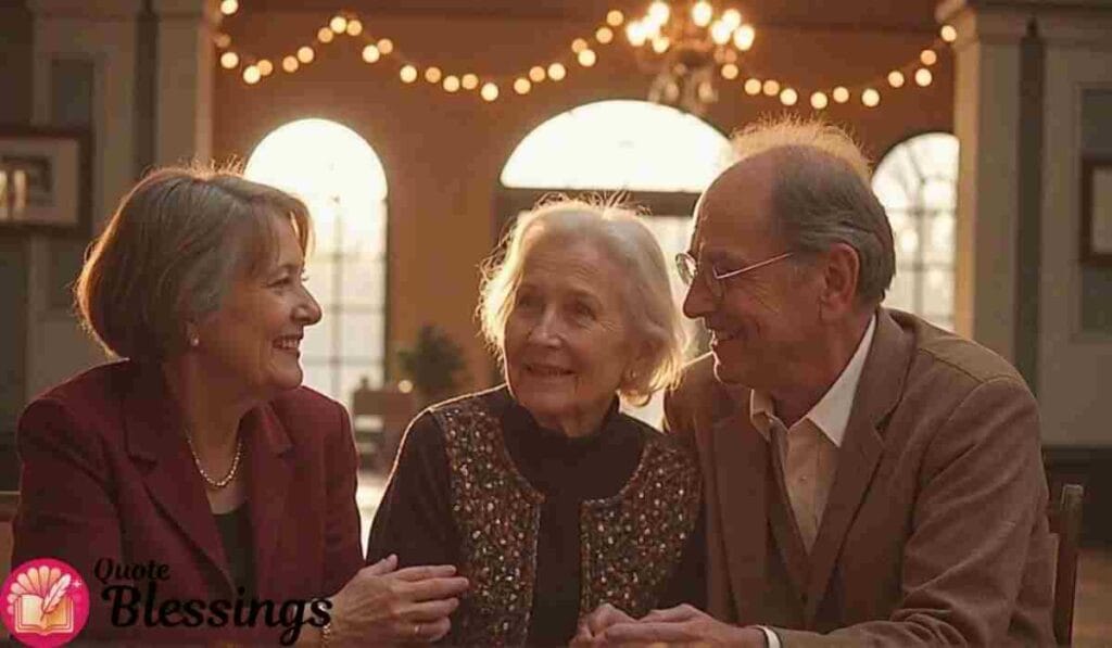 Three generations family gathering.