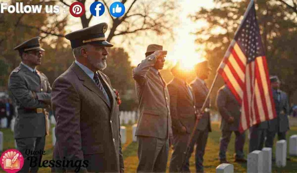 Soldiers saluting at memorial site.