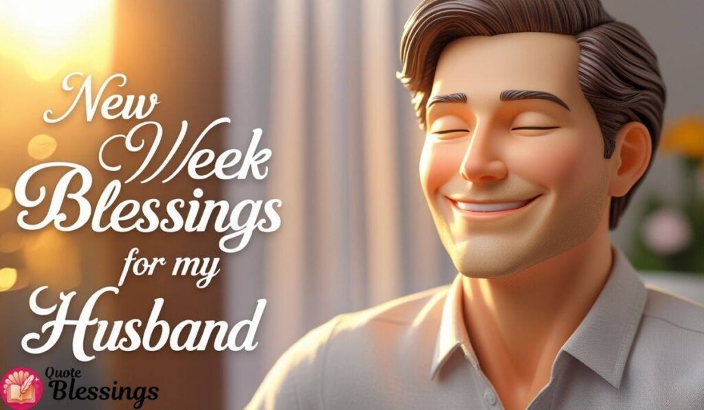 New week blessings for husband.