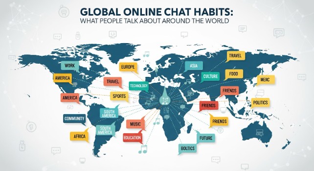 Global Online Chat Habits: What People Talk About Around the World