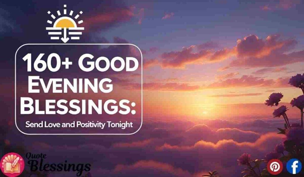 Good evening blessings Image.