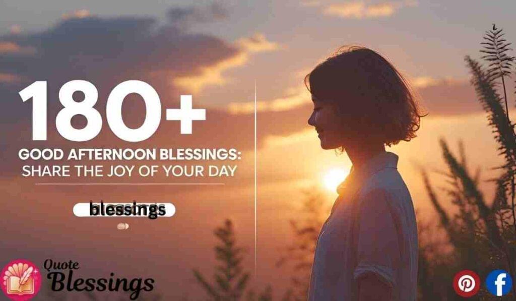 Good Afternoon Blessings Image.